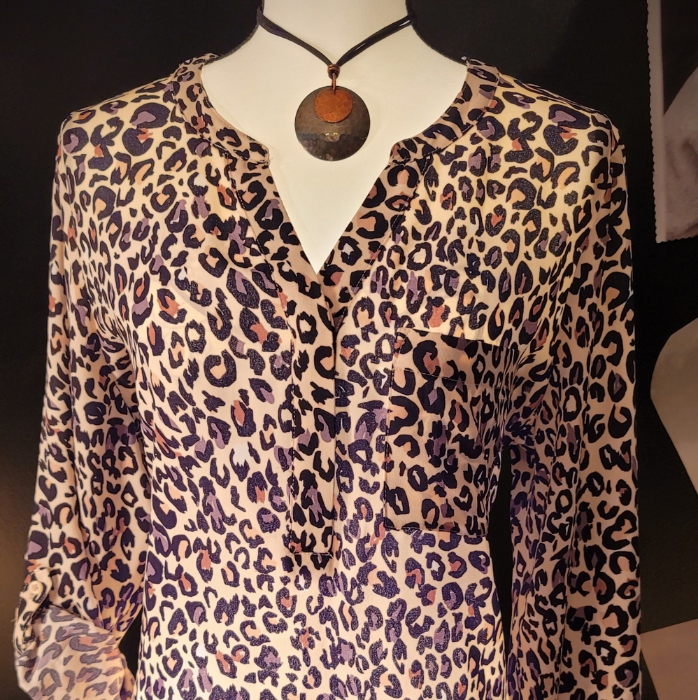 Apt. 9 Animal Print Blouse